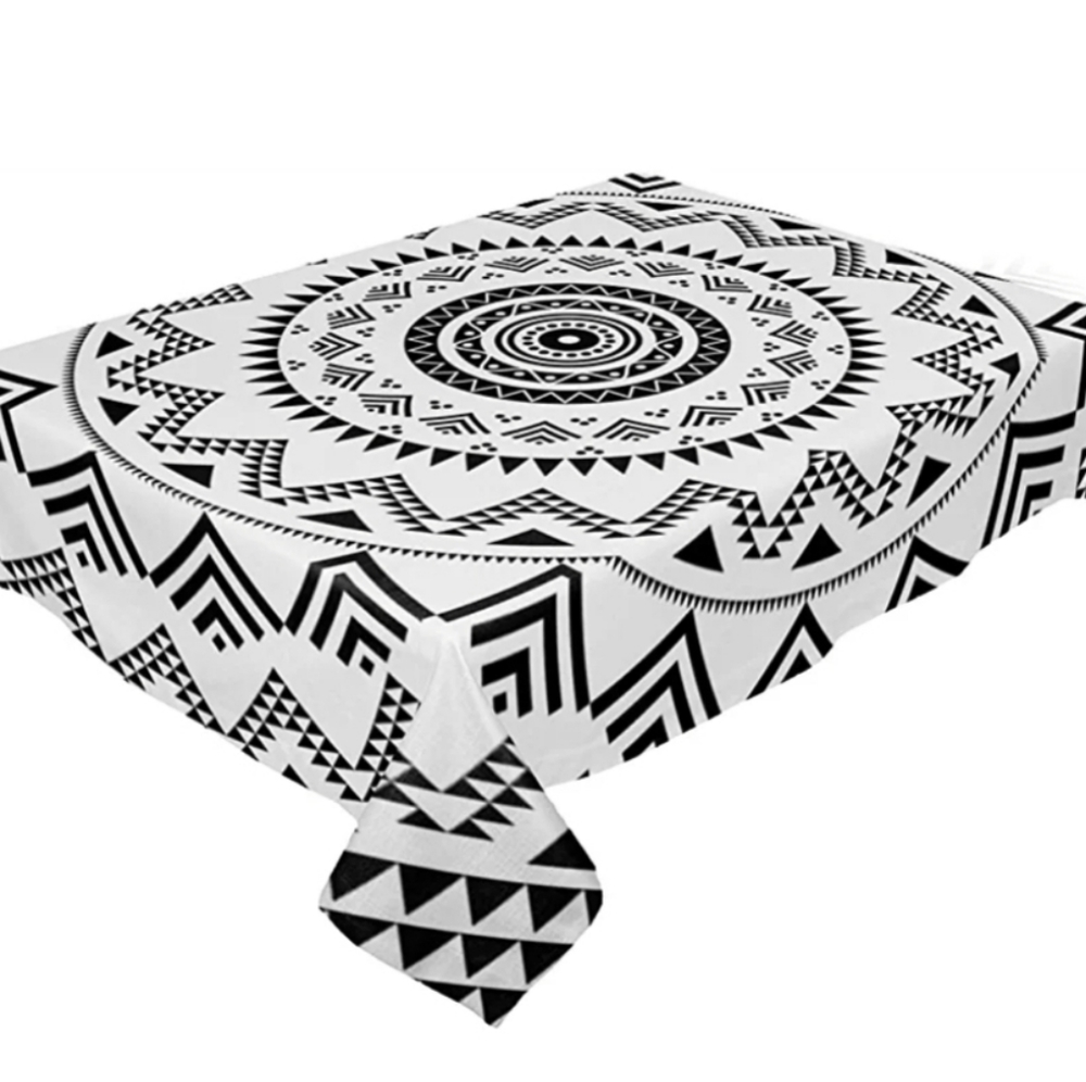 Dark brown Bohemian abstract decorative tapestry rectangle decor